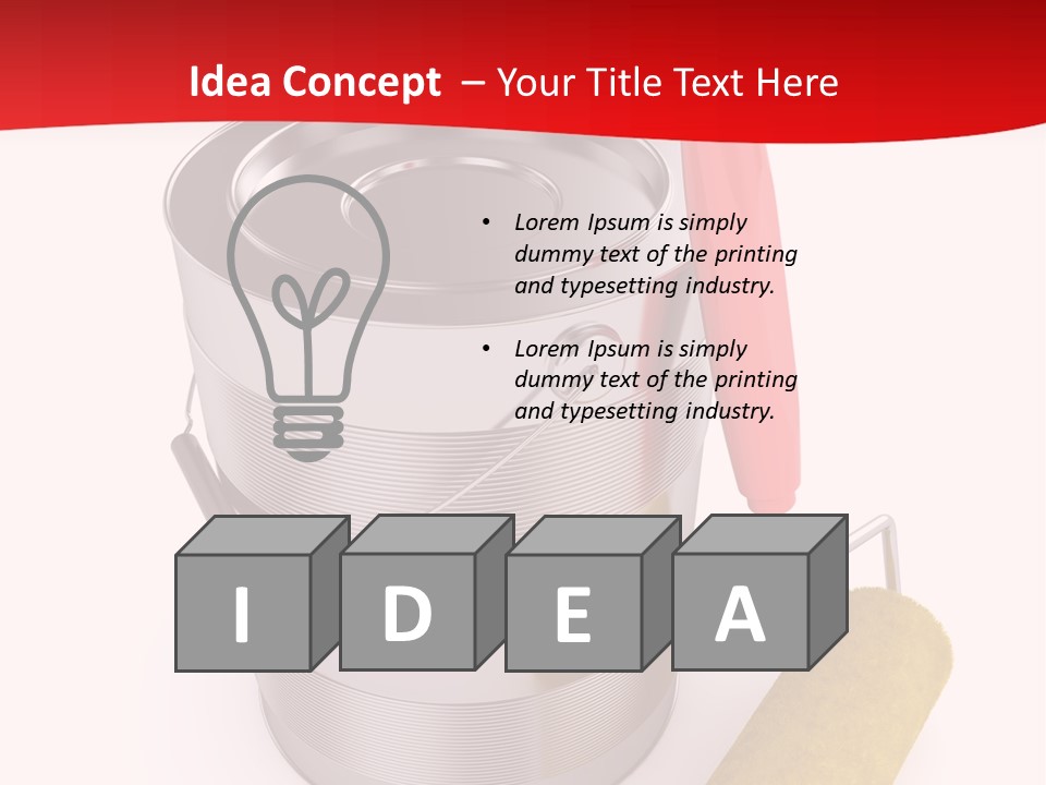 Wet Decoration Background PowerPoint Template