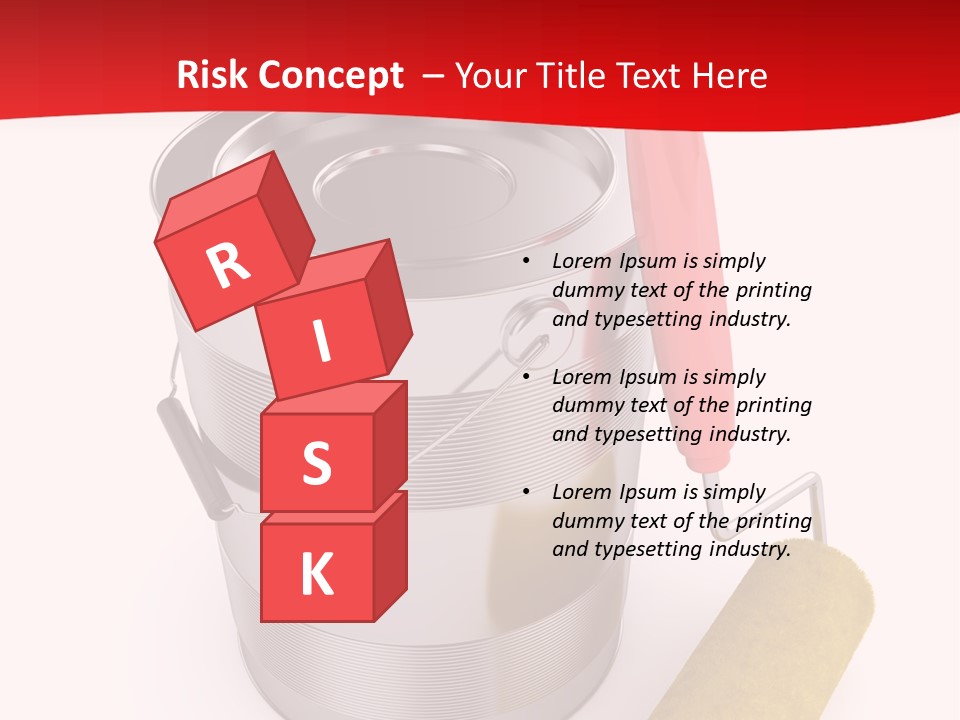 Wet Decoration Background PowerPoint Template