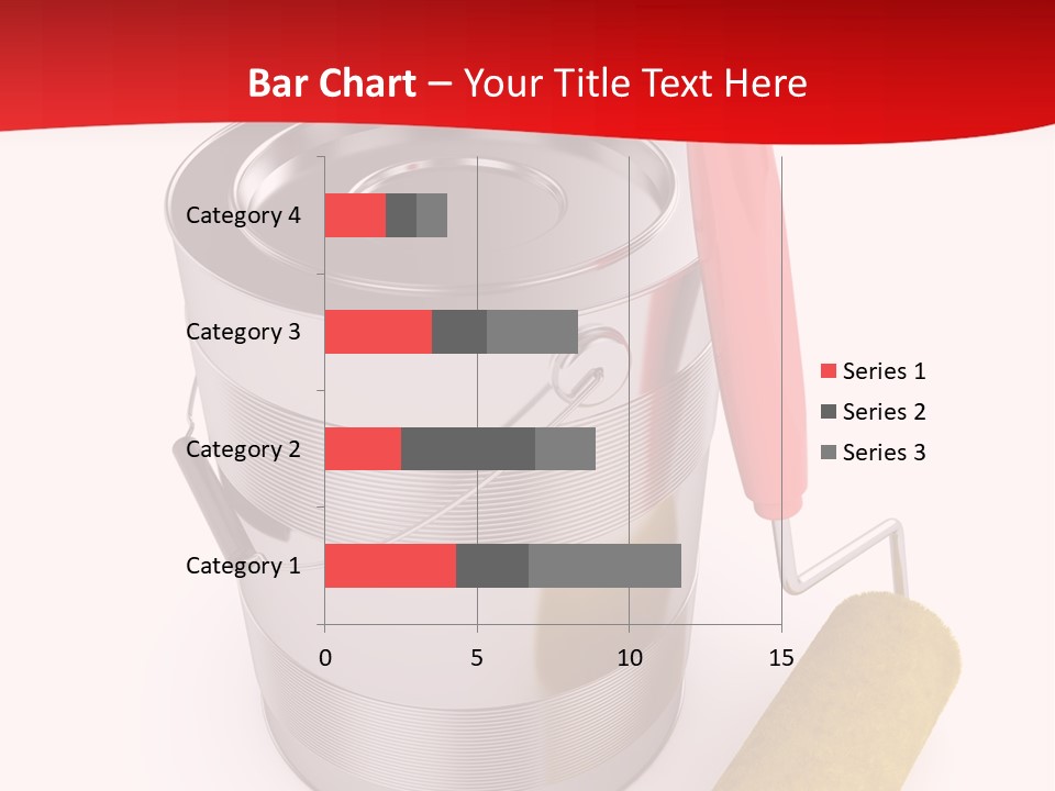 Wet Decoration Background PowerPoint Template