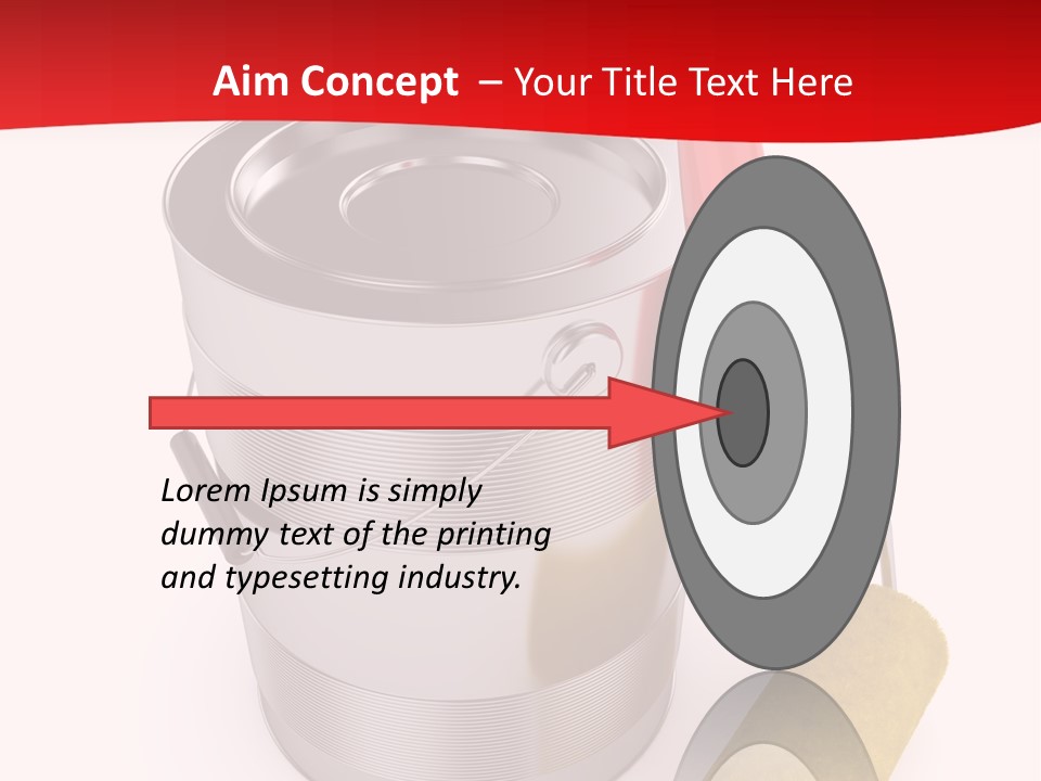 Wet Decoration Background PowerPoint Template