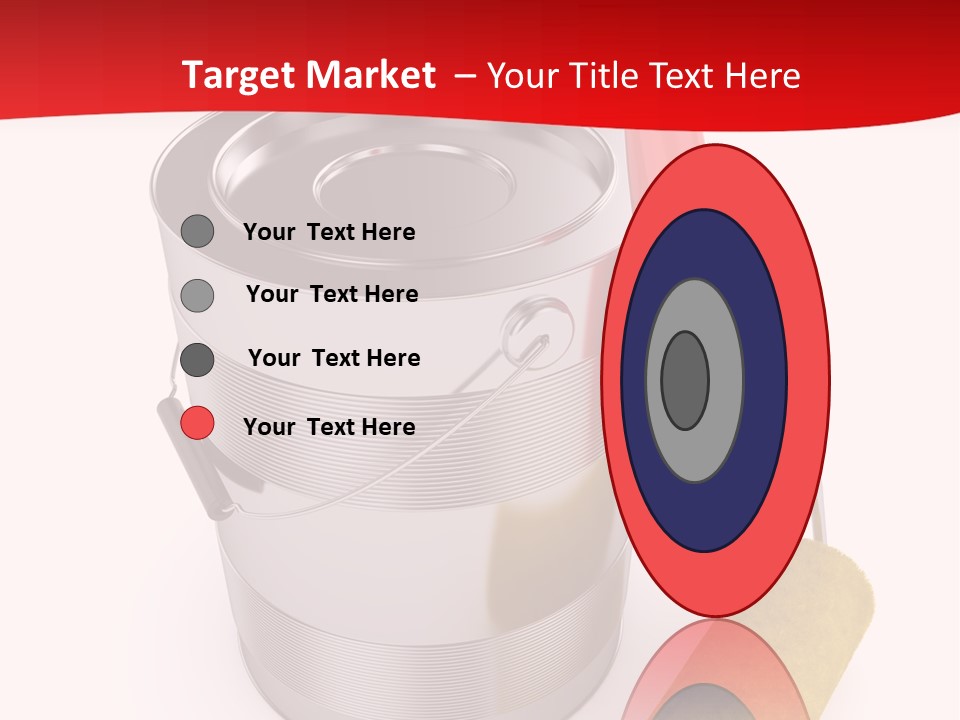 Wet Decoration Background PowerPoint Template