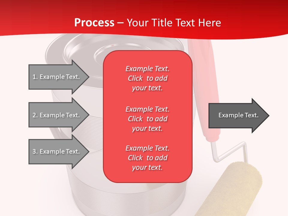 Wet Decoration Background PowerPoint Template