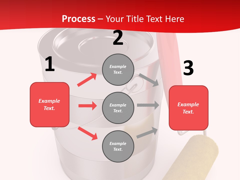Wet Decoration Background PowerPoint Template