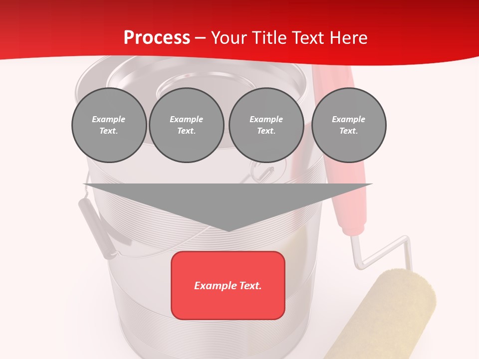 Wet Decoration Background PowerPoint Template