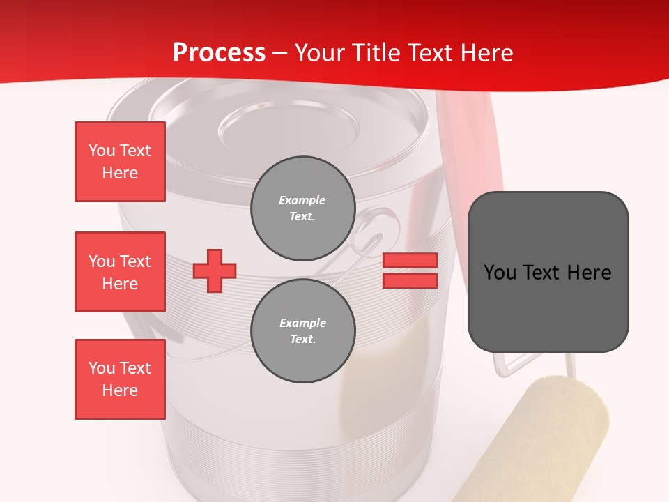 Wet Decoration Background PowerPoint Template