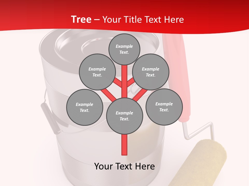 Wet Decoration Background PowerPoint Template