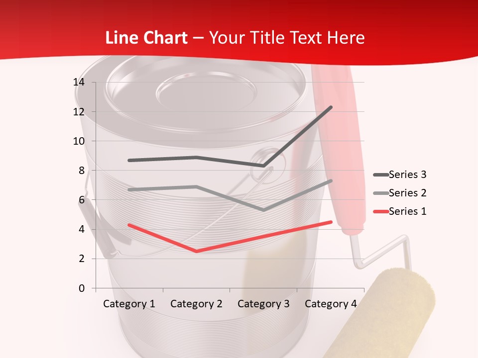 Wet Decoration Background PowerPoint Template