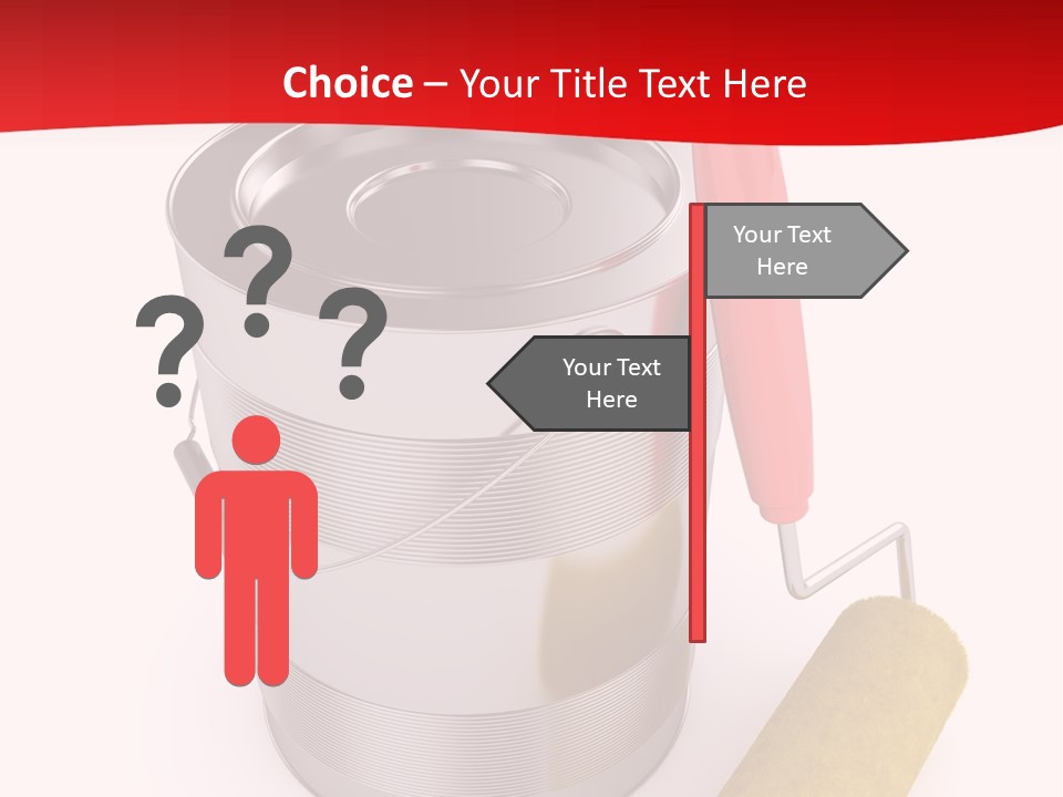 Wet Decoration Background PowerPoint Template