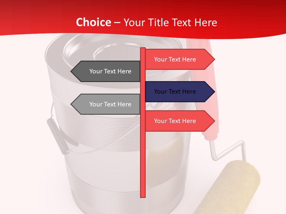 Wet Decoration Background PowerPoint Template