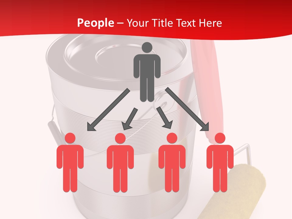 Wet Decoration Background PowerPoint Template