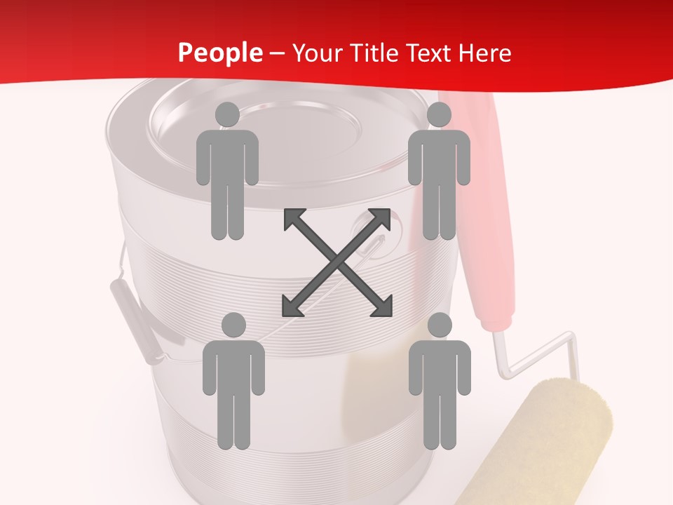 Wet Decoration Background PowerPoint Template