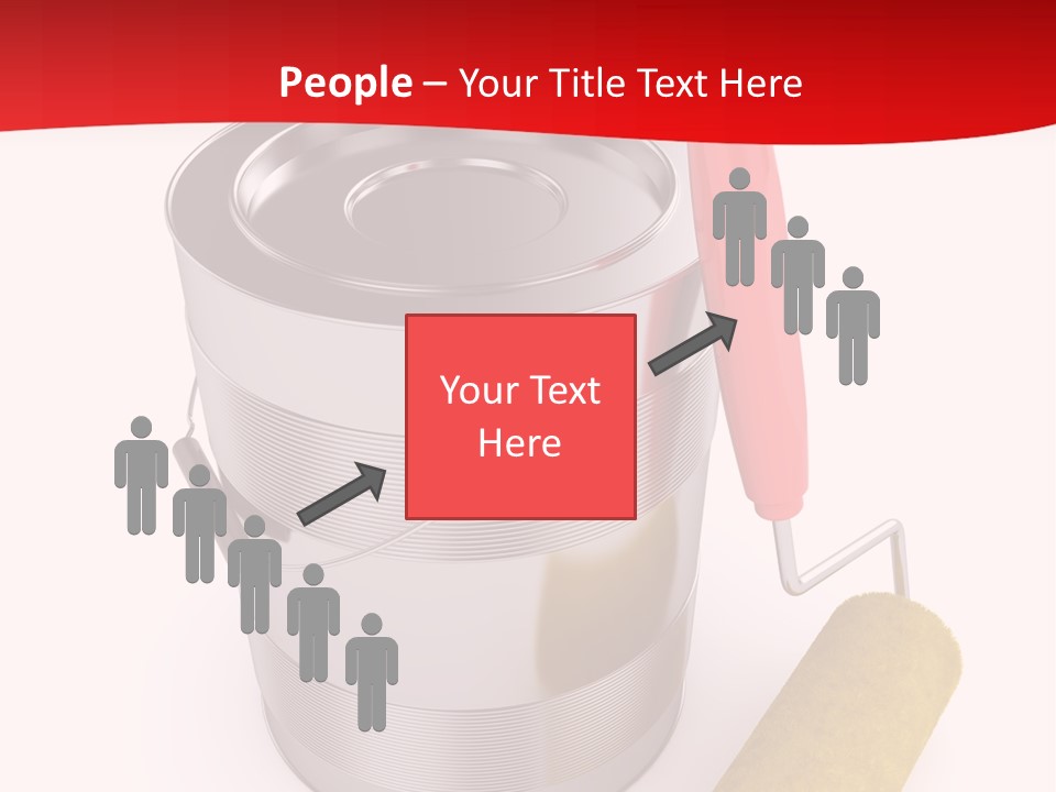 Wet Decoration Background PowerPoint Template