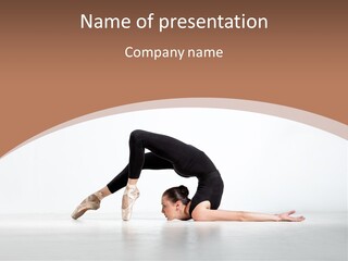 Active Gymnastic Moving PowerPoint Template