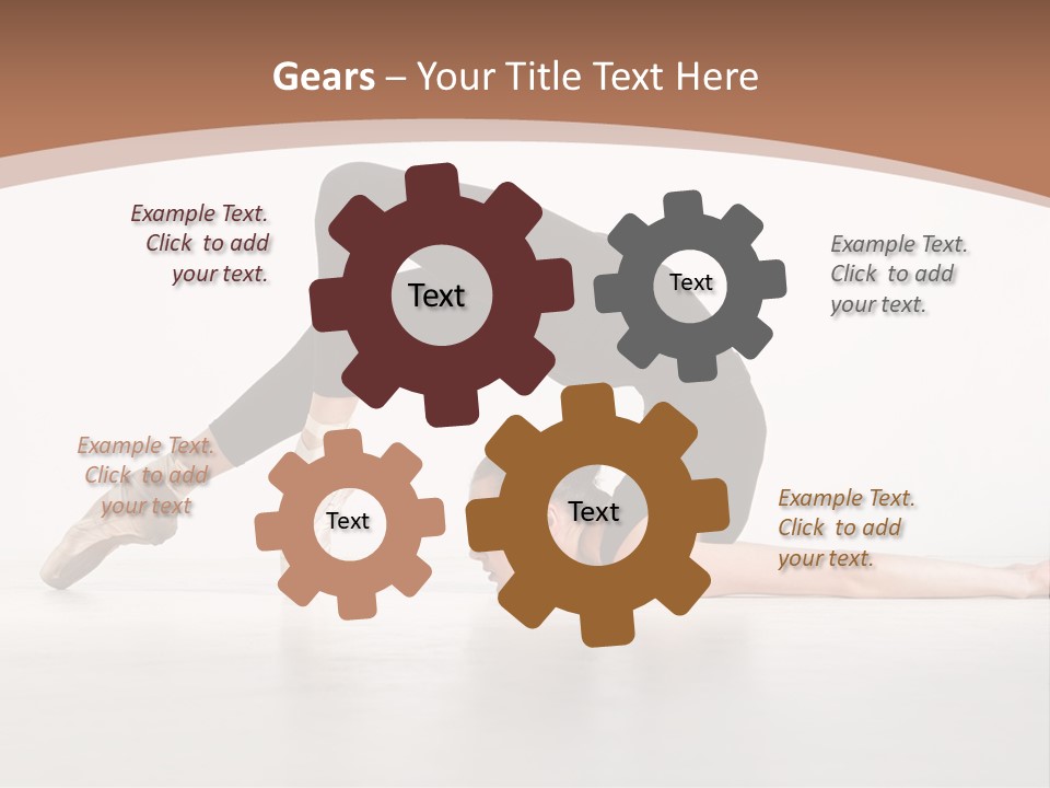 Active Gymnastic Moving PowerPoint Template