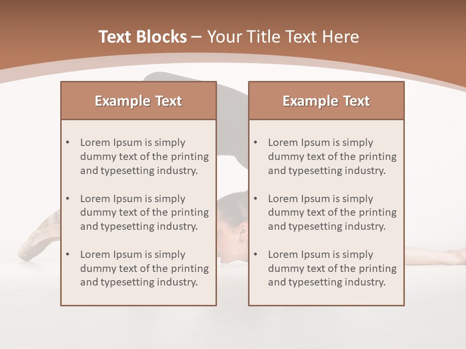 Active Gymnastic Moving PowerPoint Template
