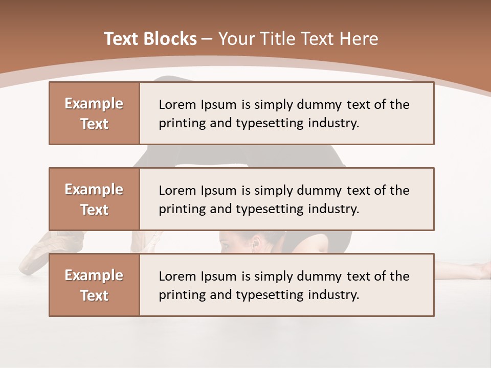 Active Gymnastic Moving PowerPoint Template
