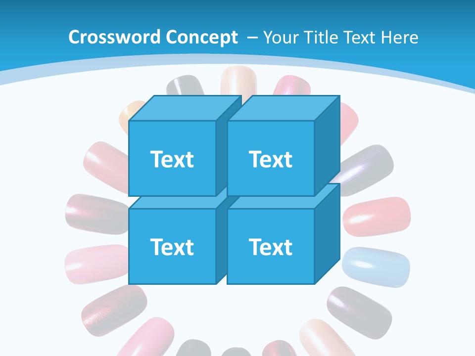 Beauty Background Colorful PowerPoint Template