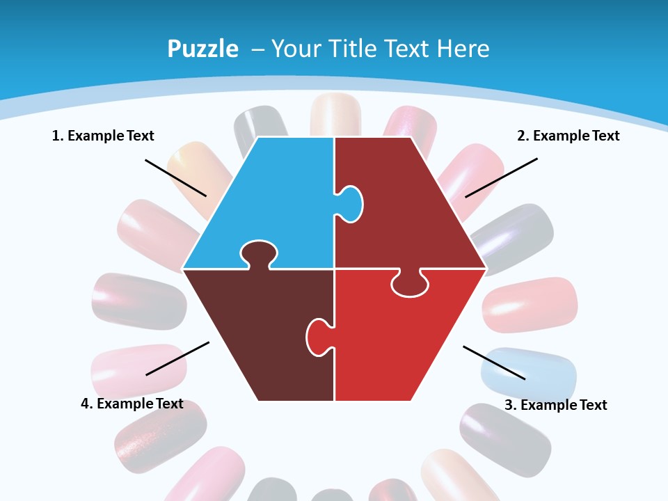 Beauty Background Colorful PowerPoint Template