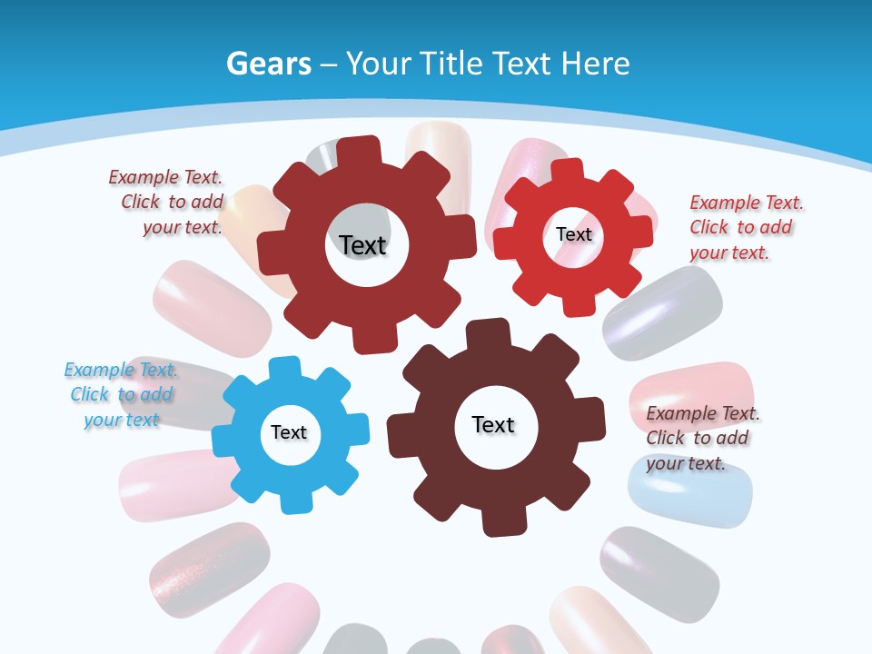 Beauty Background Colorful PowerPoint Template