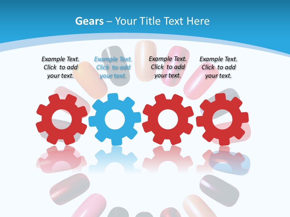 Beauty Background Colorful PowerPoint Template