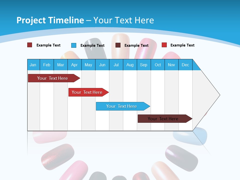 Beauty Background Colorful PowerPoint Template