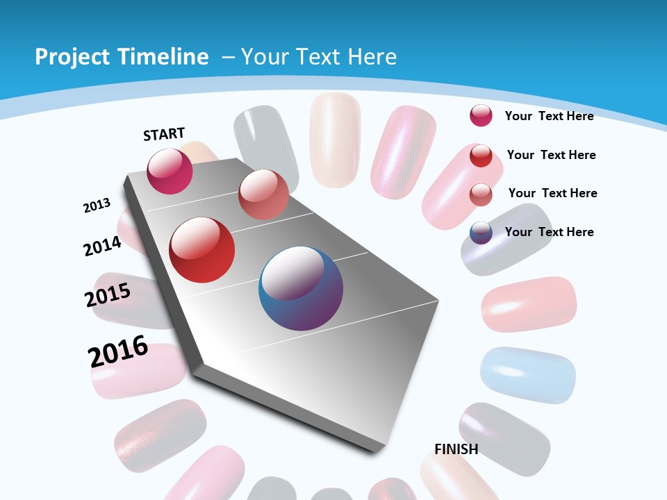 Beauty Background Colorful PowerPoint Template