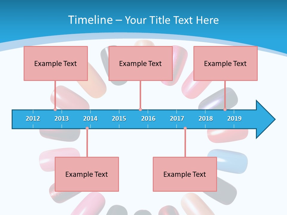 Beauty Background Colorful PowerPoint Template
