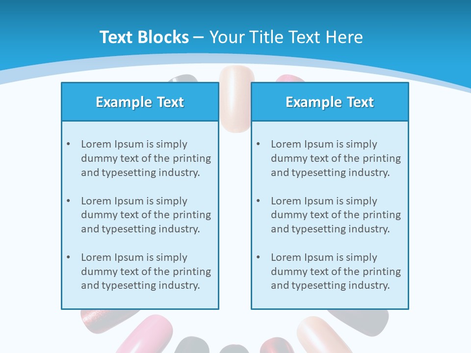 Beauty Background Colorful PowerPoint Template