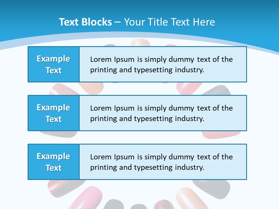 Beauty Background Colorful PowerPoint Template