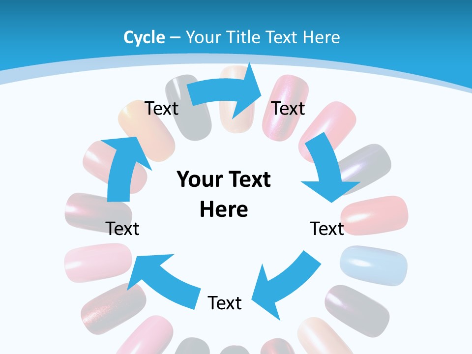 Beauty Background Colorful PowerPoint Template