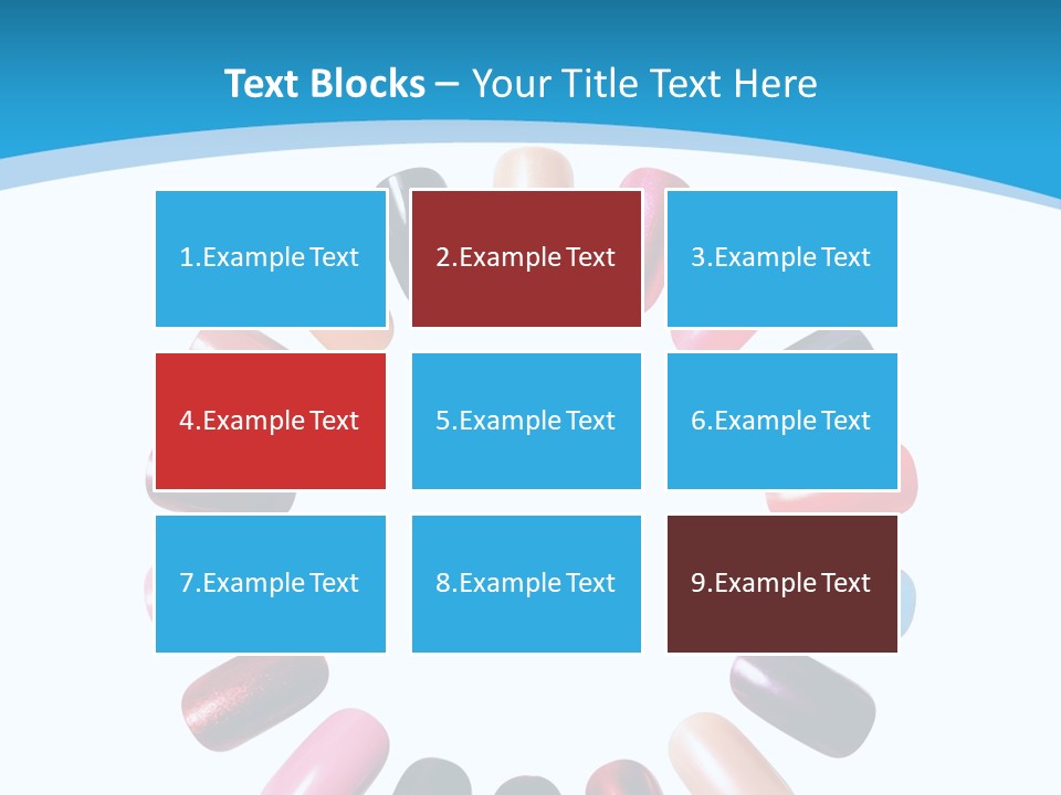 Beauty Background Colorful PowerPoint Template