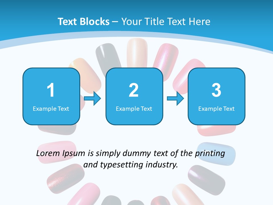 Beauty Background Colorful PowerPoint Template