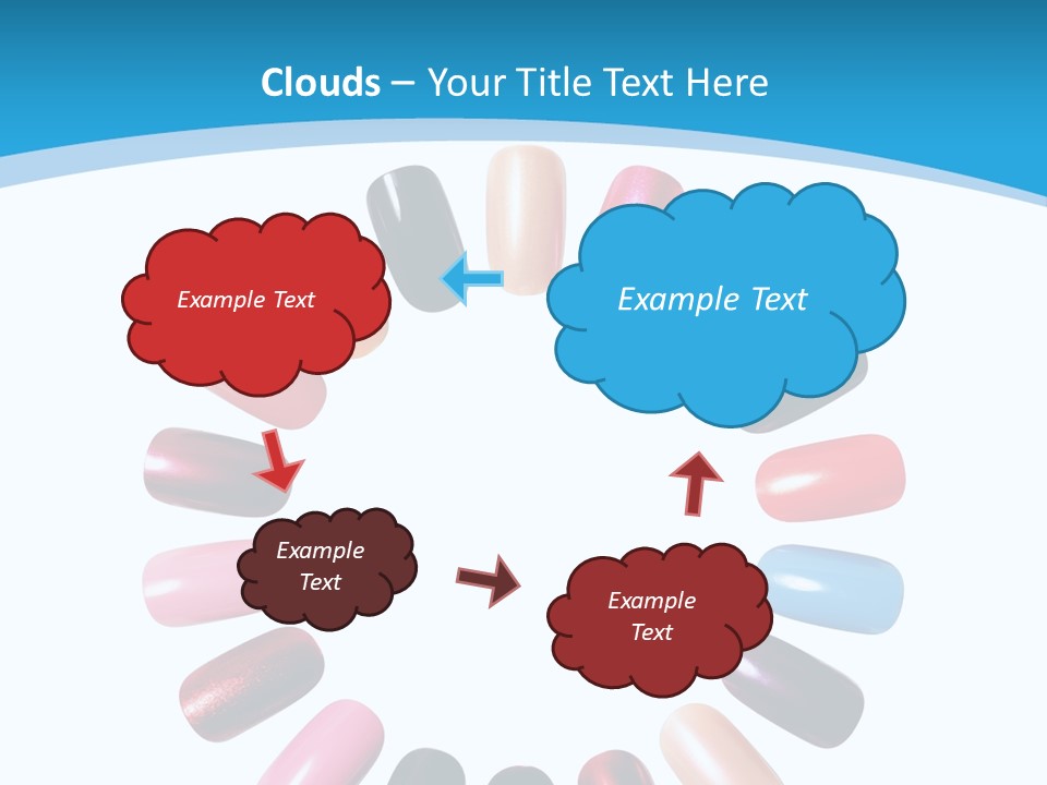 Beauty Background Colorful PowerPoint Template