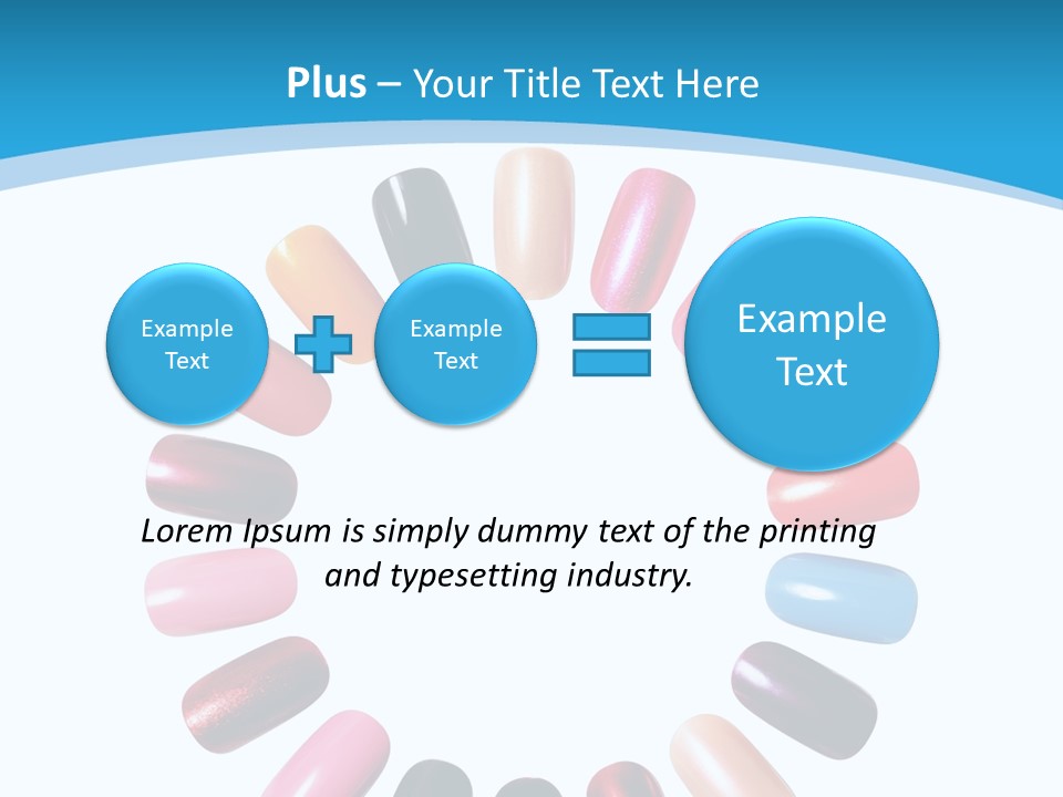 Beauty Background Colorful PowerPoint Template