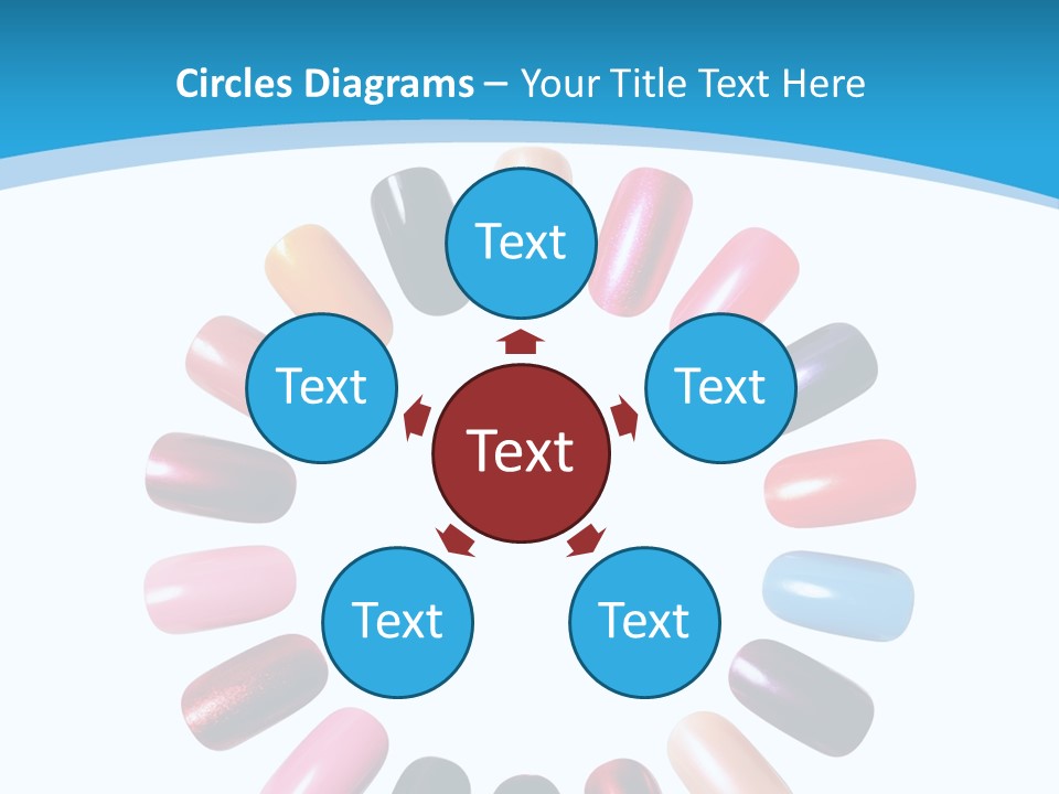 Beauty Background Colorful PowerPoint Template