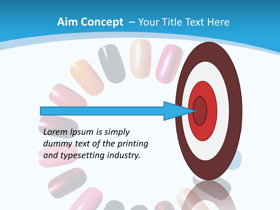 Beauty Background Colorful PowerPoint Template