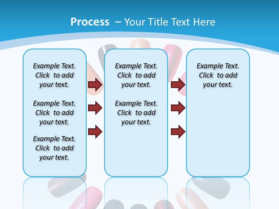 Beauty Background Colorful PowerPoint Template