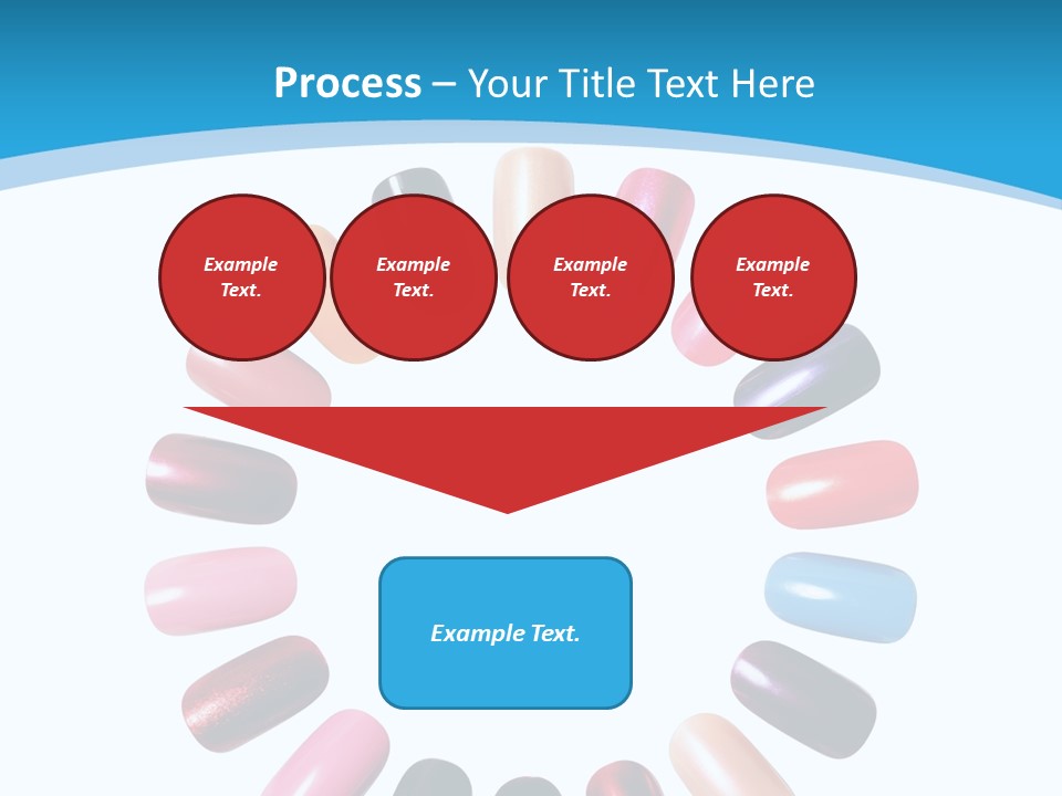 Beauty Background Colorful PowerPoint Template