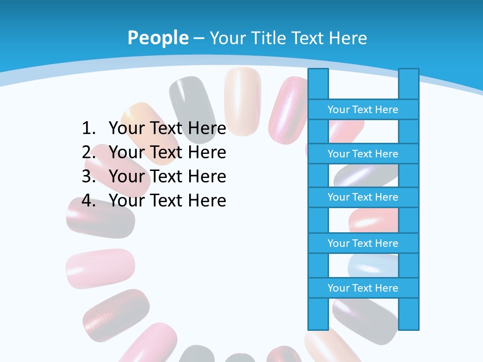 Beauty Background Colorful PowerPoint Template