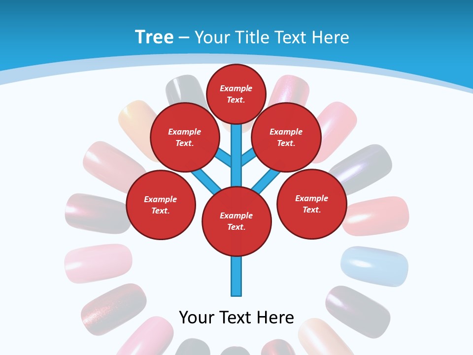 Beauty Background Colorful PowerPoint Template