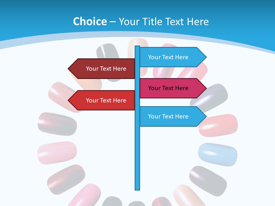 Beauty Background Colorful PowerPoint Template