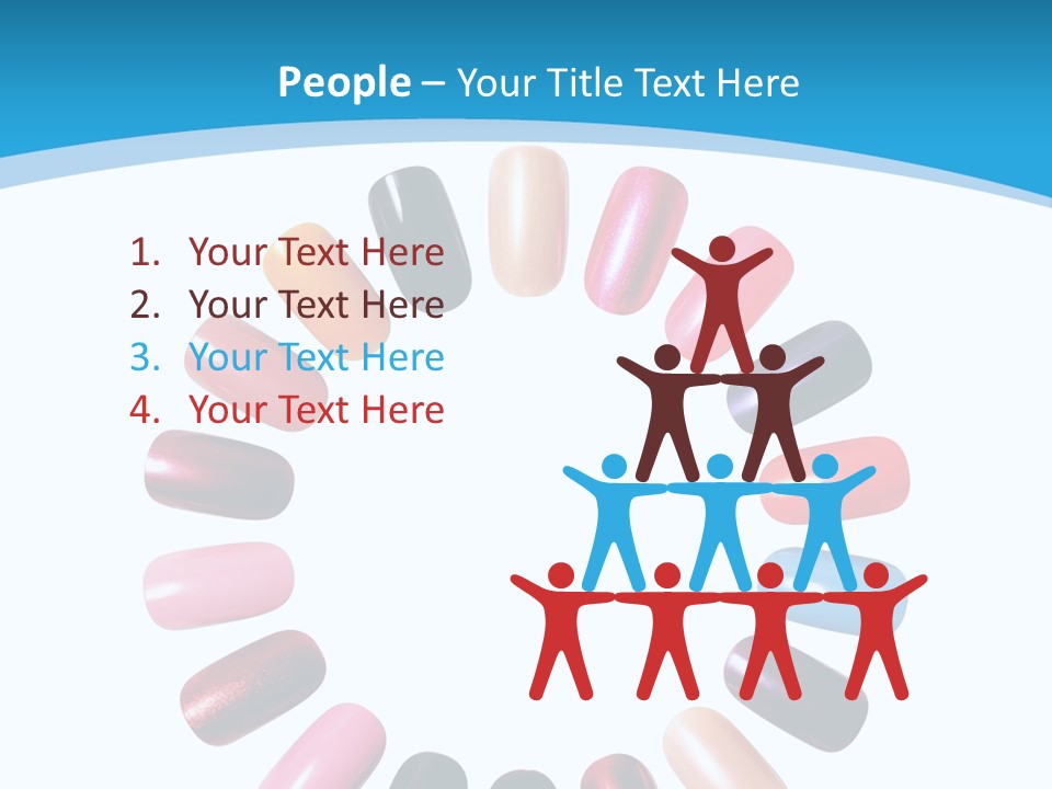 Beauty Background Colorful PowerPoint Template