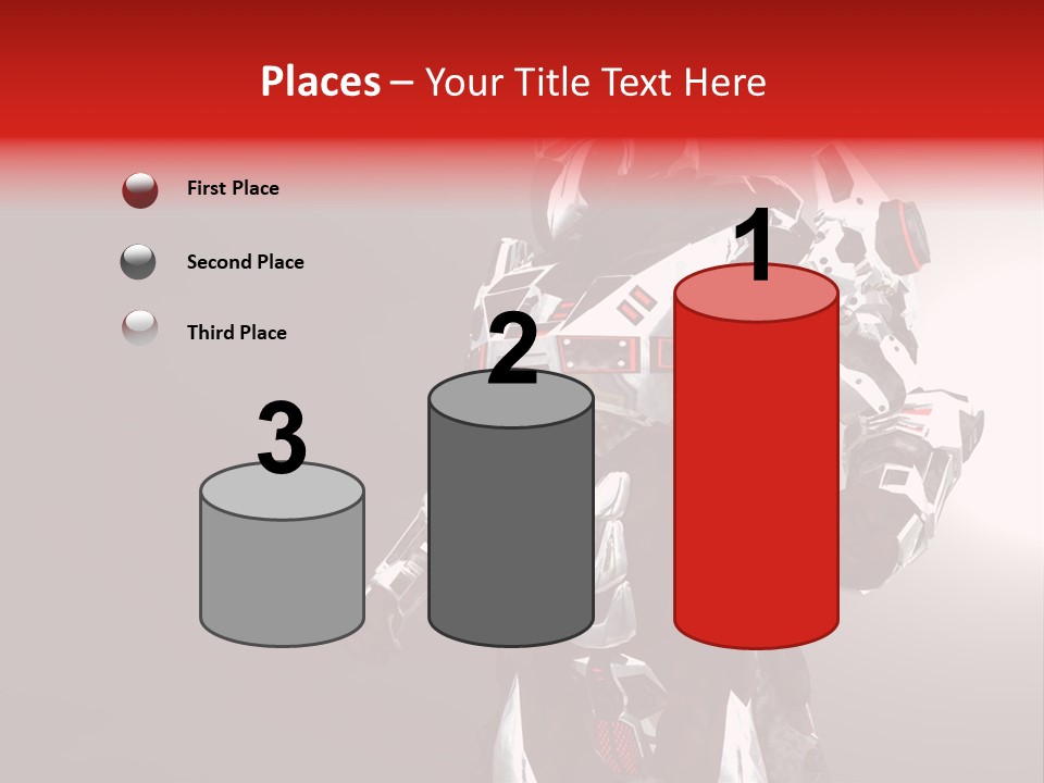 Concepts Steel Robot PowerPoint Template