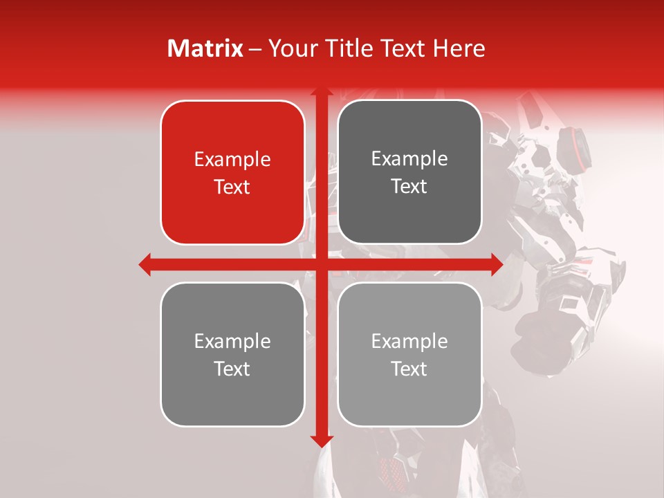 Concepts Steel Robot PowerPoint Template