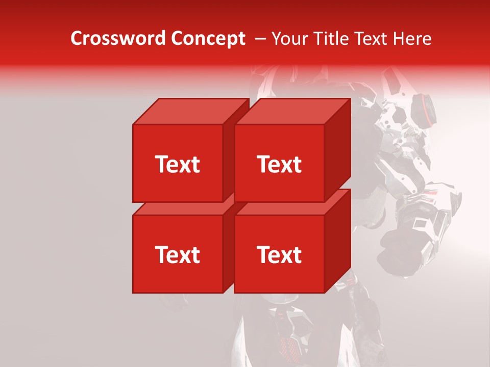 Concepts Steel Robot PowerPoint Template