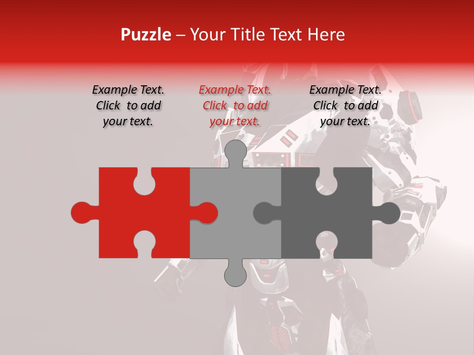 Concepts Steel Robot PowerPoint Template