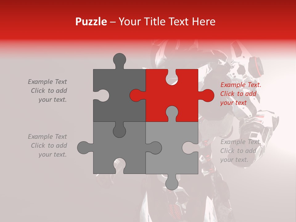 Concepts Steel Robot PowerPoint Template