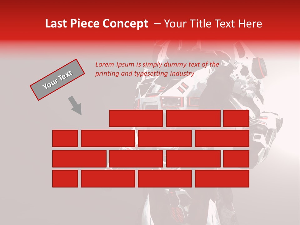 Concepts Steel Robot PowerPoint Template