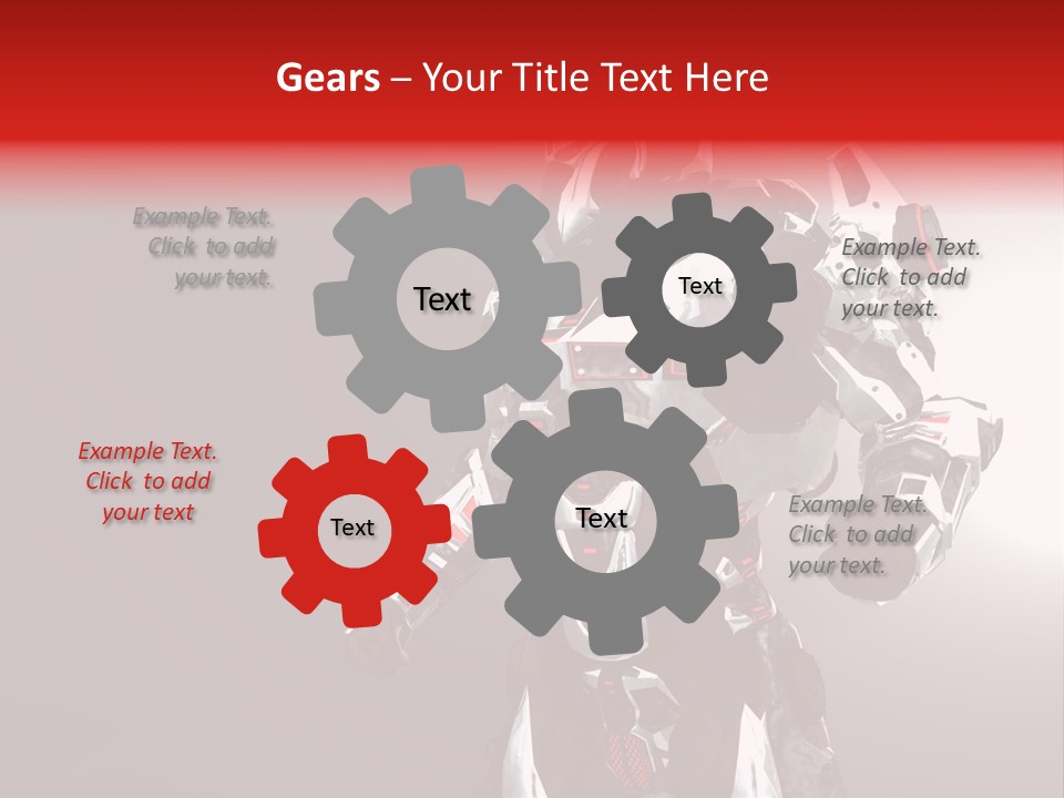 Concepts Steel Robot PowerPoint Template