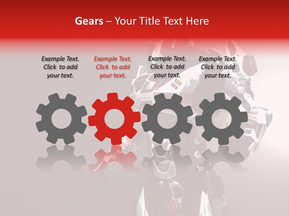 Concepts Steel Robot PowerPoint Template